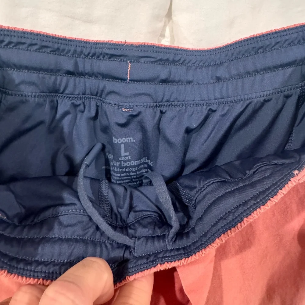 Birddogs Men's Athletic Shorts in Dusty Rose with Slate Inner Liner